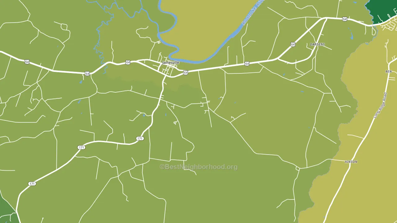 27846, NC block-group voter-turnout map