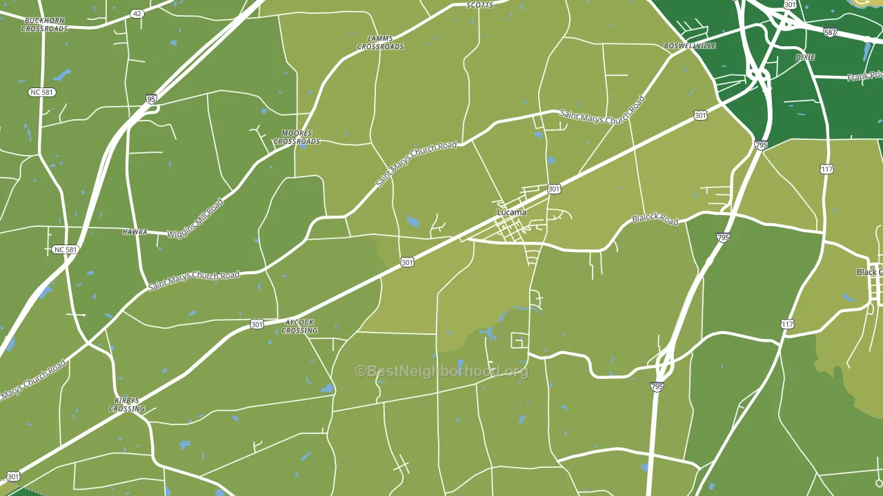 27851, NC block-group voter-turnout map