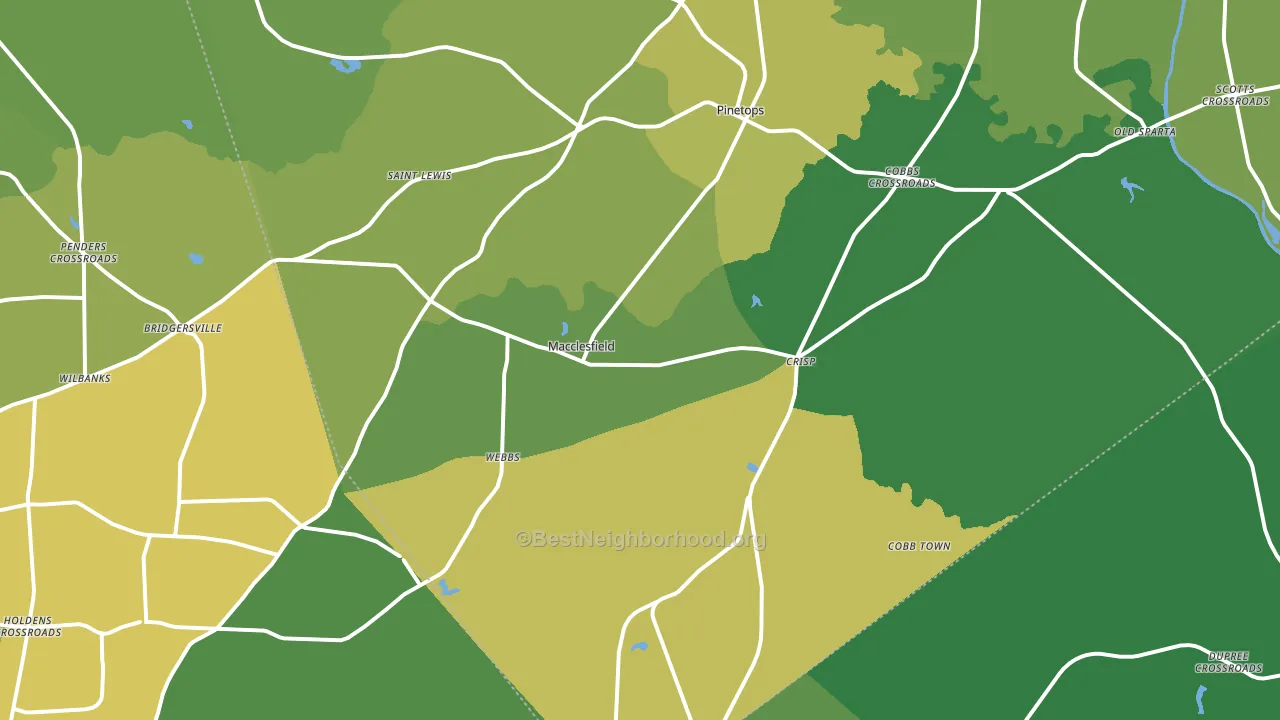 27852, NC block-group voter-turnout map