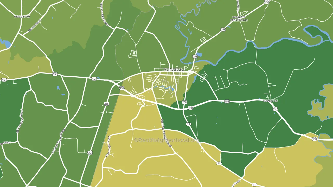 27855, NC block-group voter-turnout map