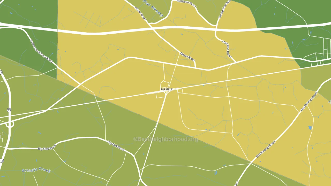 27861, NC block-group voter-turnout map