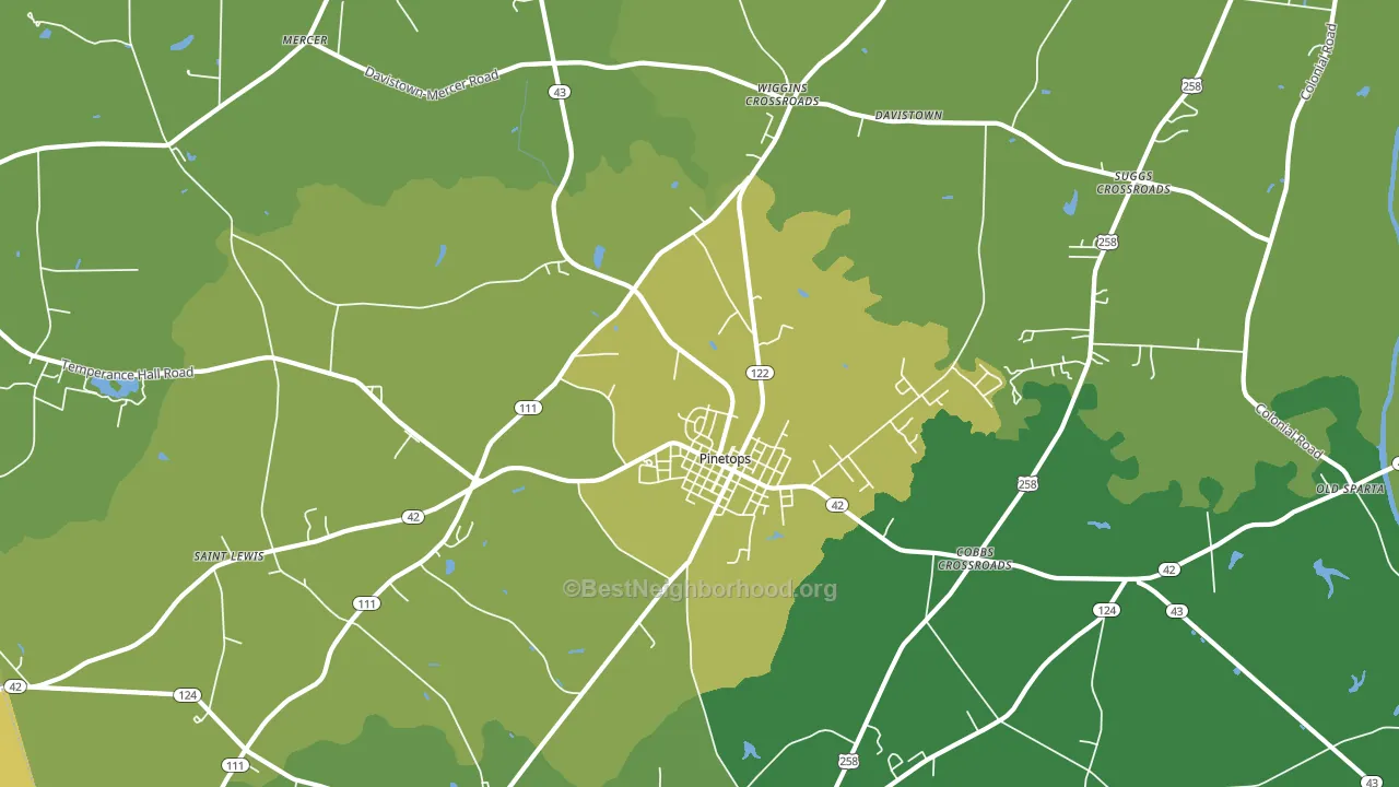 27864, NC block-group voter-turnout map