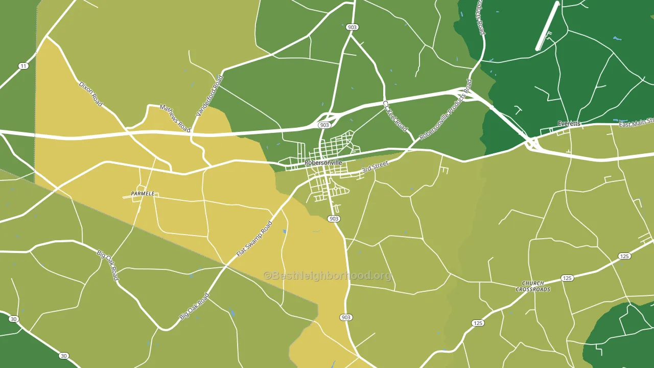 27871, NC block-group voter-turnout map