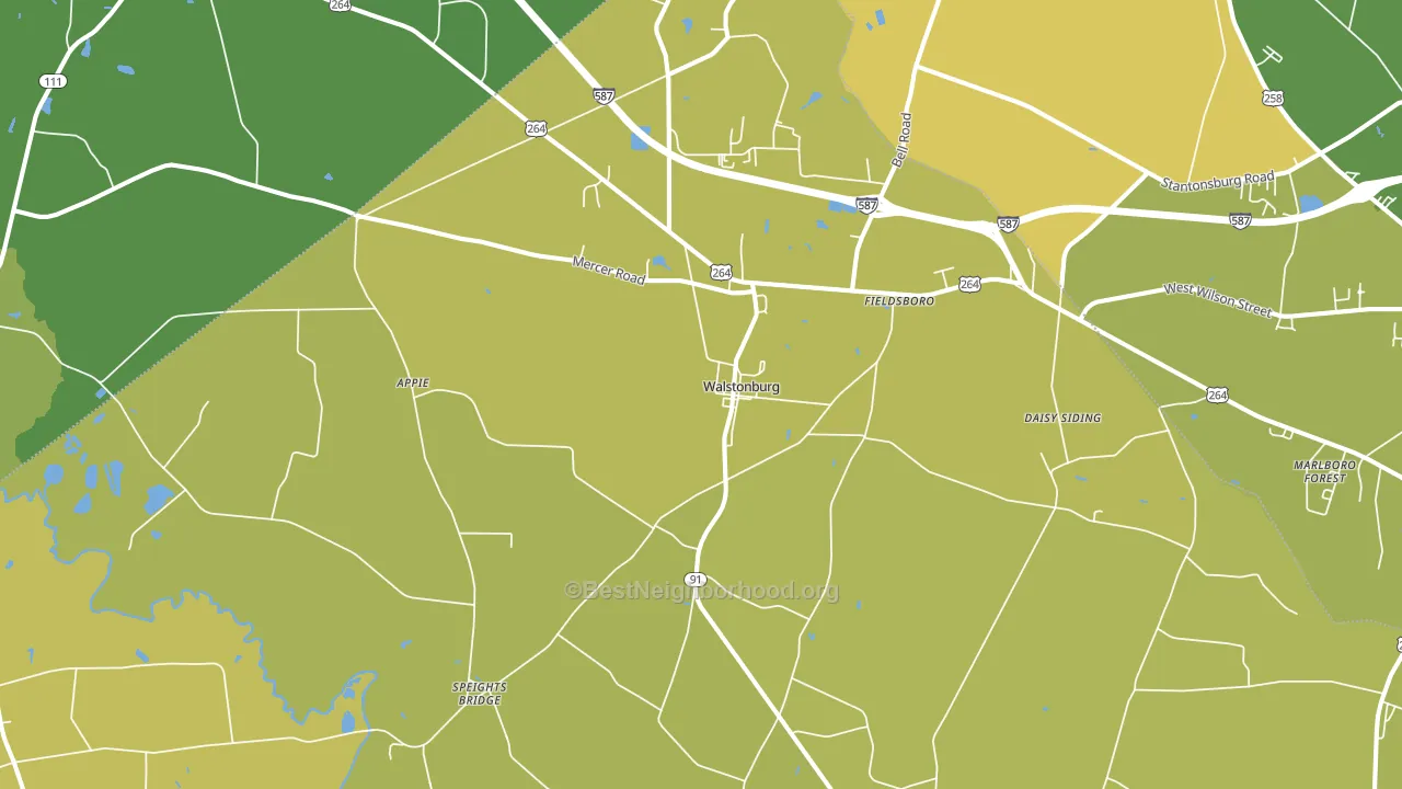27888, NC block-group voter-turnout map