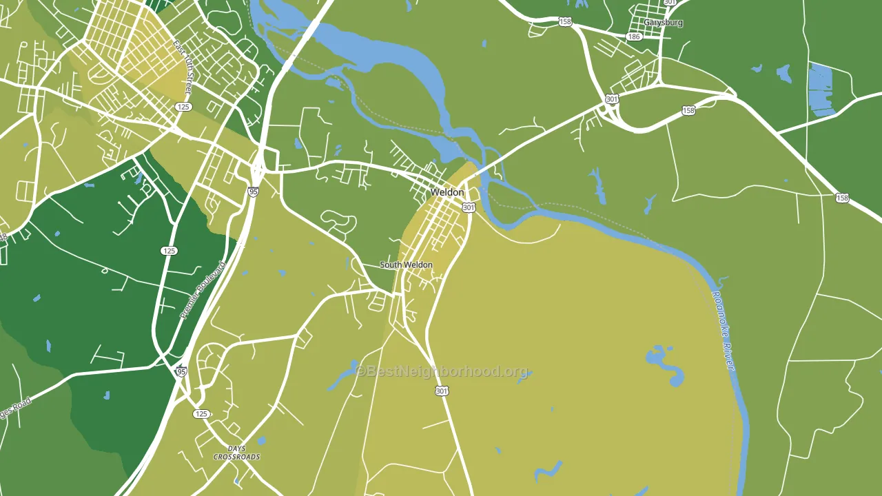 27890, NC block-group voter-turnout map