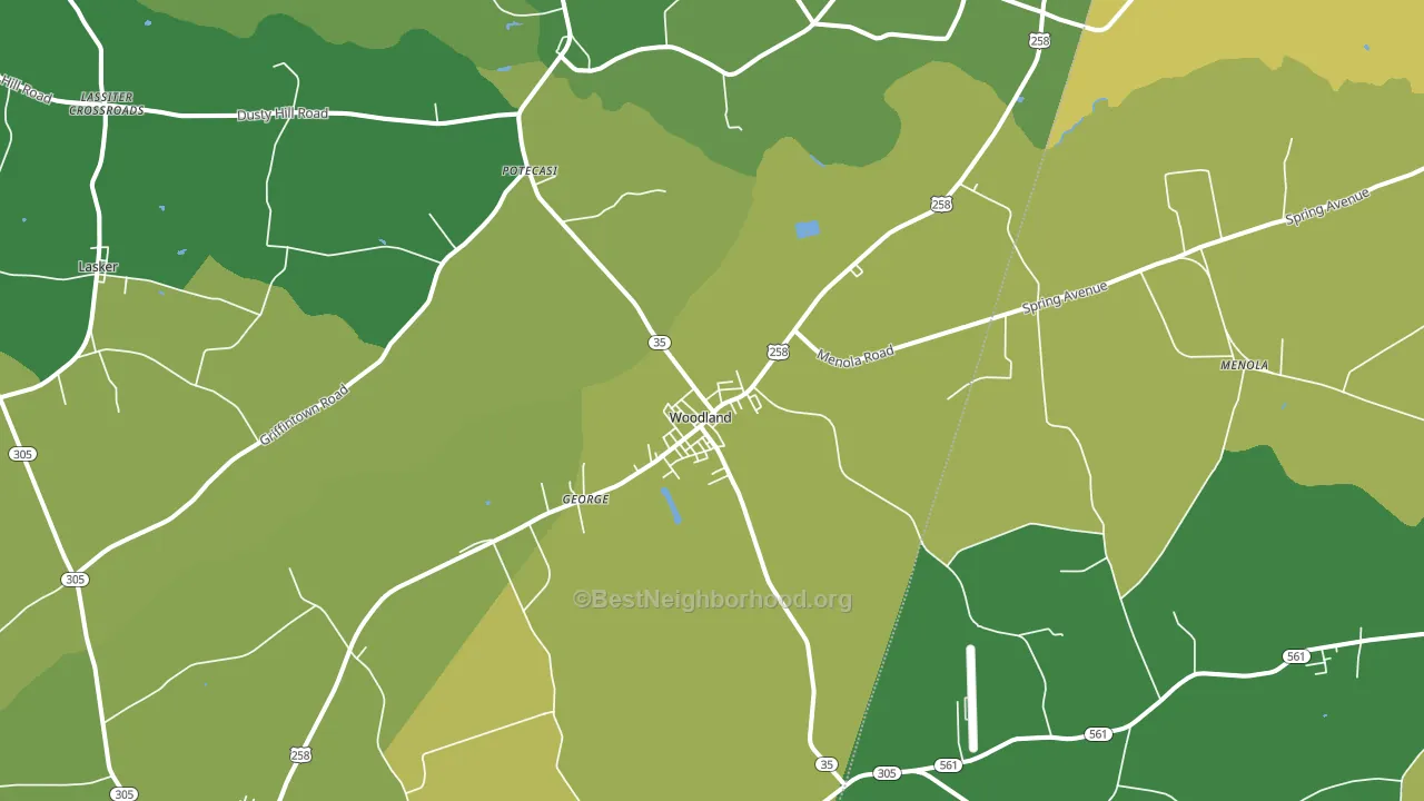 27897, NC block-group voter-turnout map