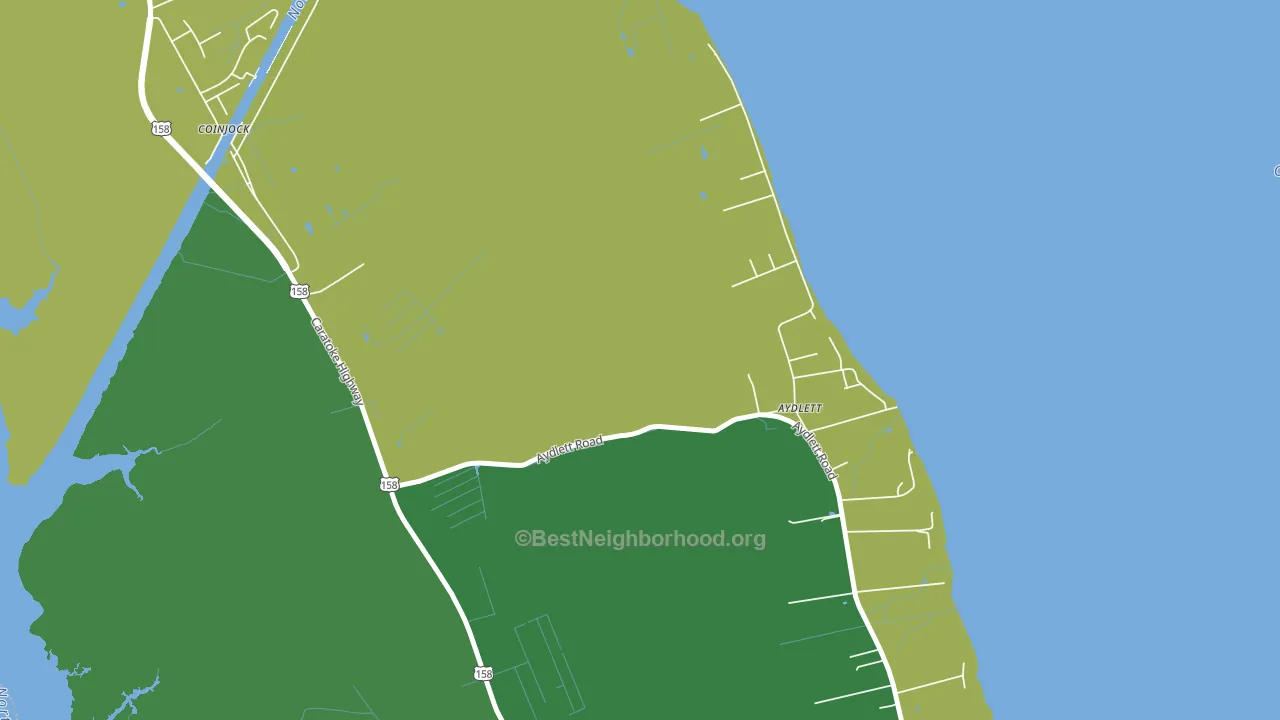 27916, NC block-group voter-turnout map