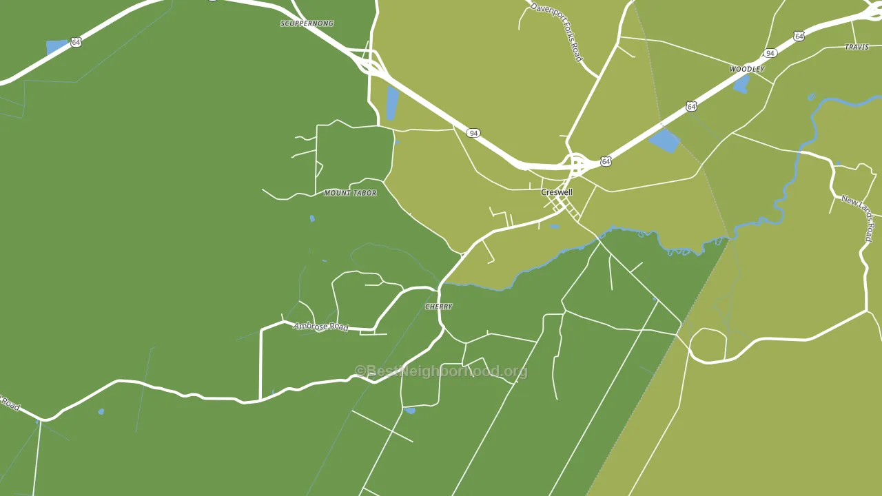 27928, NC block-group voter-turnout map