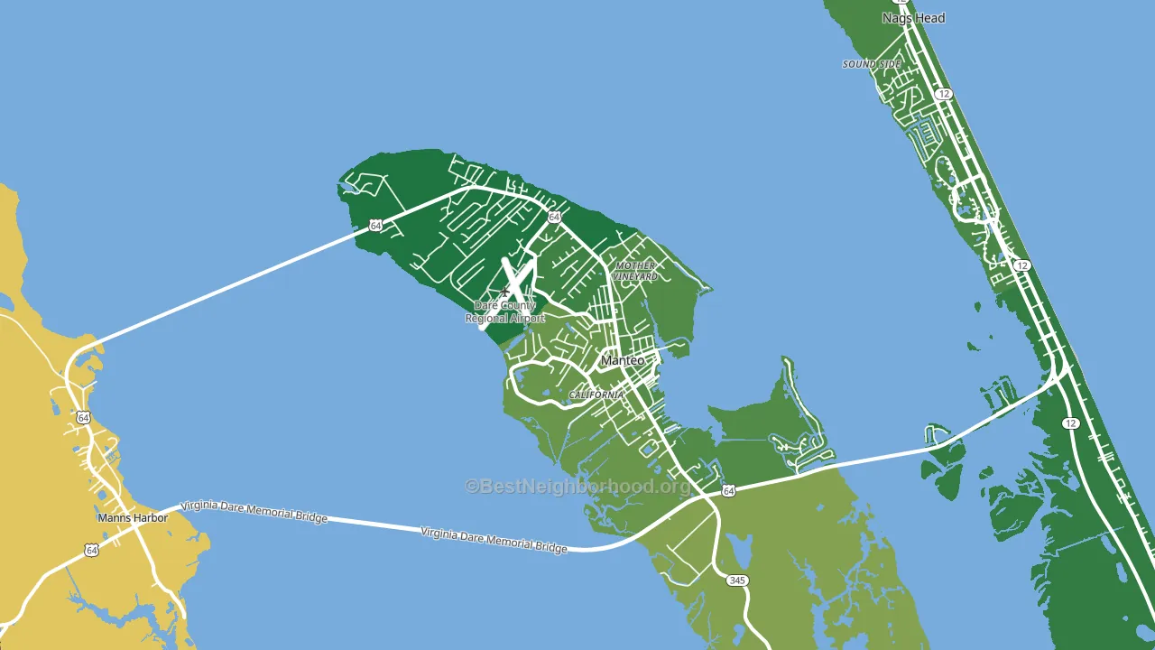 27954, NC block-group voter-turnout map