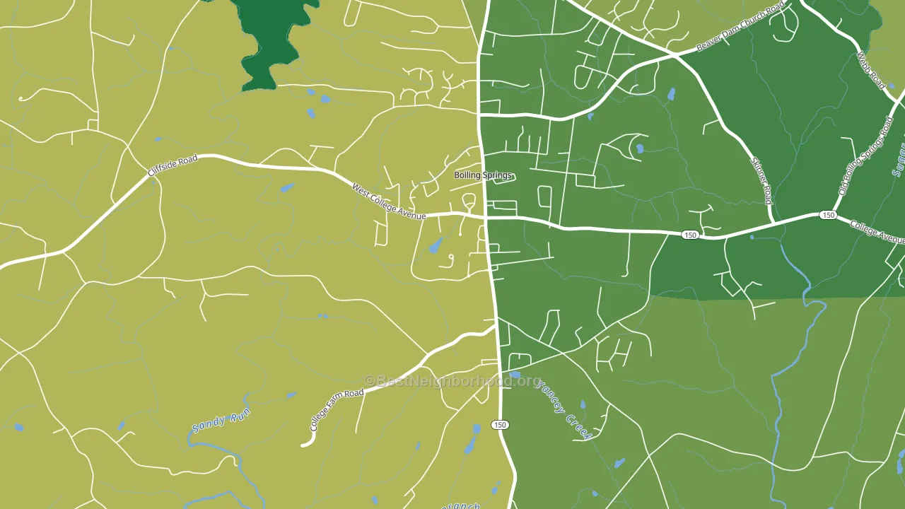 28017, NC block-group voter-turnout map