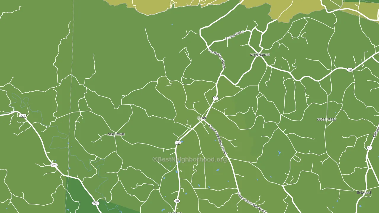 28020, NC block-group voter-turnout map