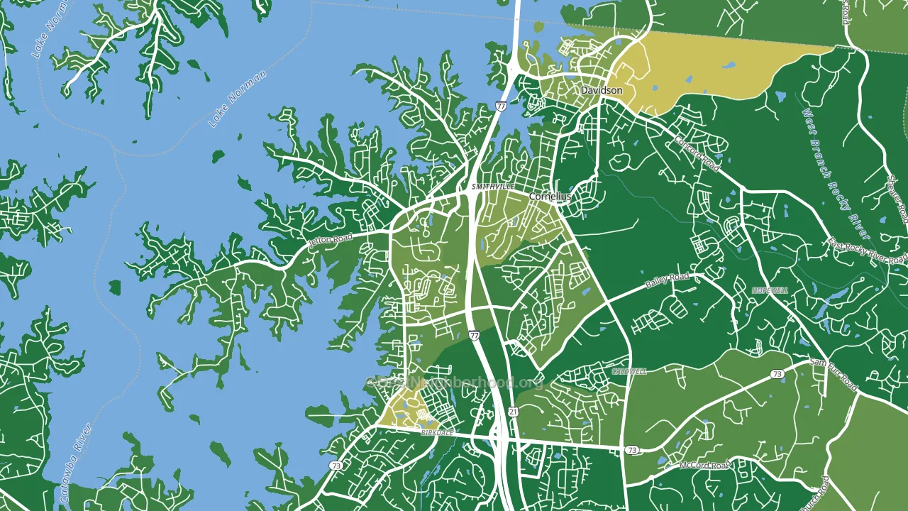 28031, NC block-group voter-turnout map