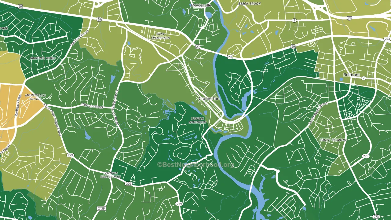 28032, NC block-group voter-turnout map