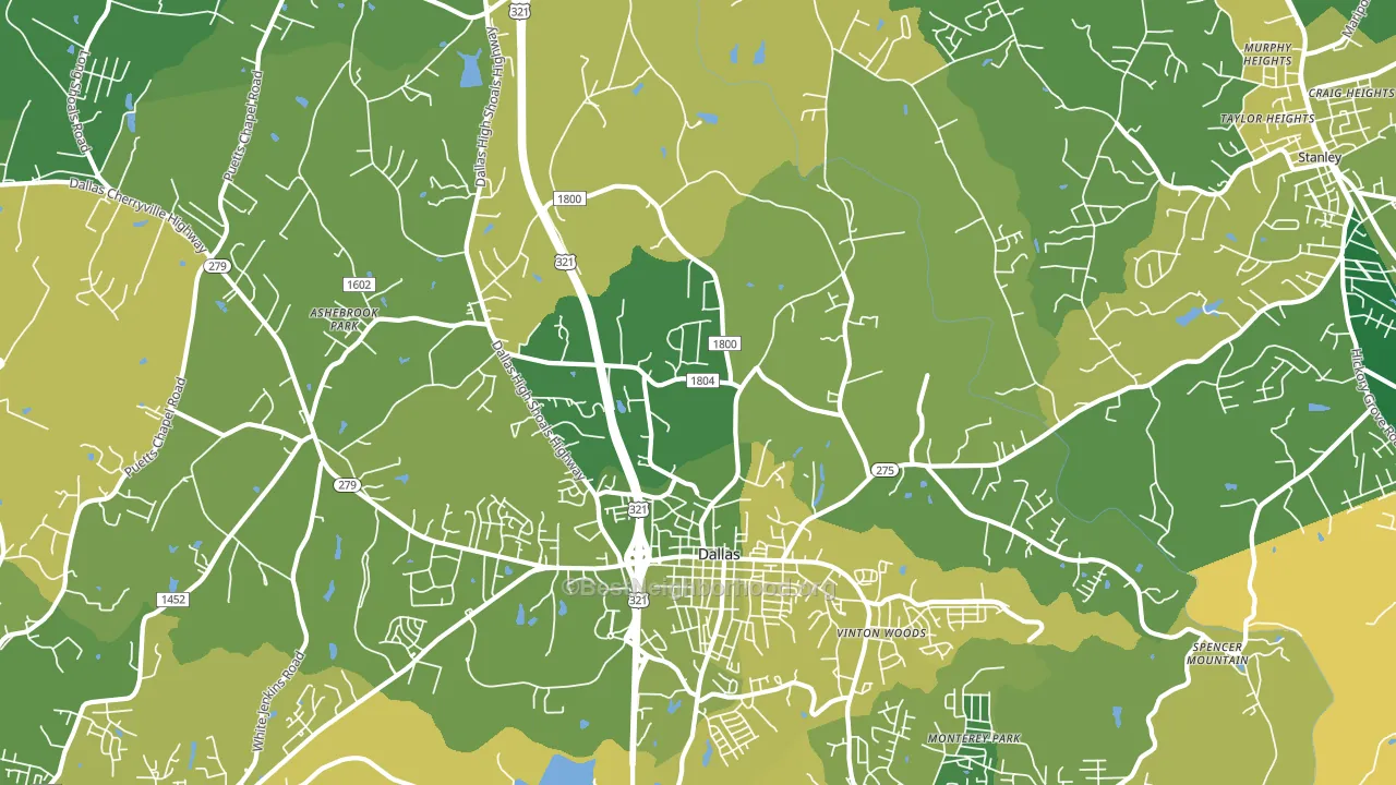 28034, NC block-group voter-turnout map