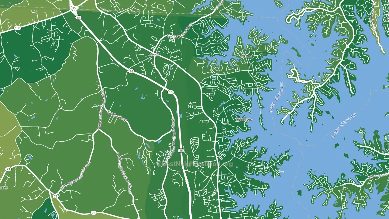 28037, NC block-group voter-turnout map