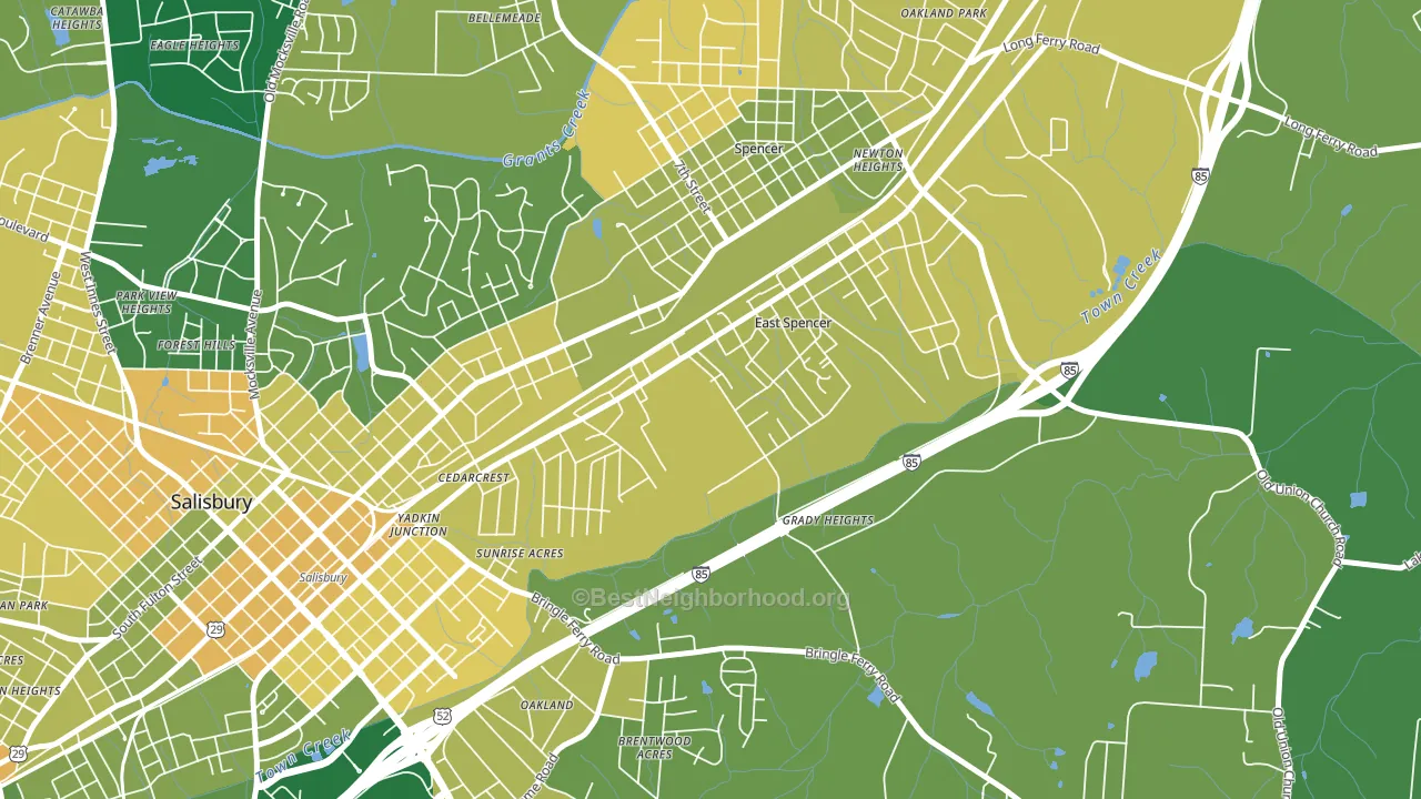 28039, NC block-group voter-turnout map