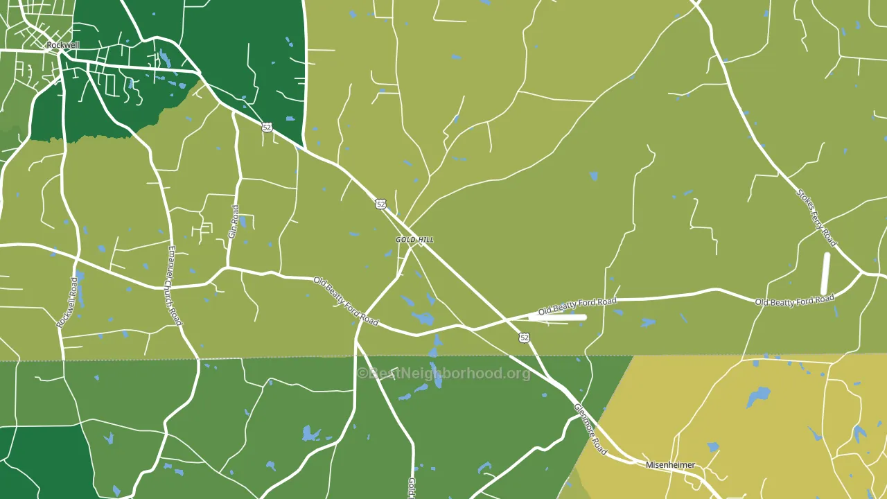 28071, NC block-group voter-turnout map