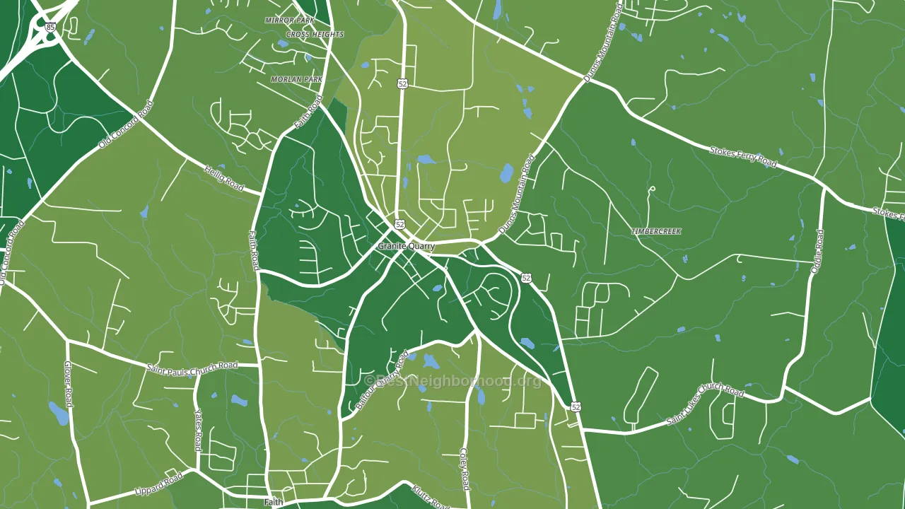 28072, NC block-group voter-turnout map
