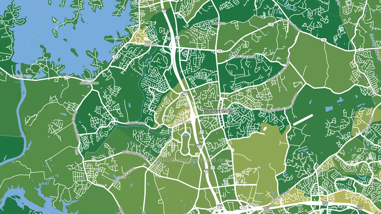 28078, NC block-group voter-turnout map