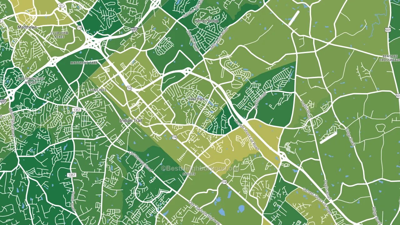 28079, NC block-group voter-turnout map