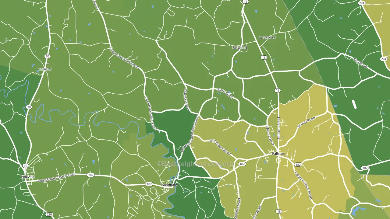 28090, NC block-group voter-turnout map