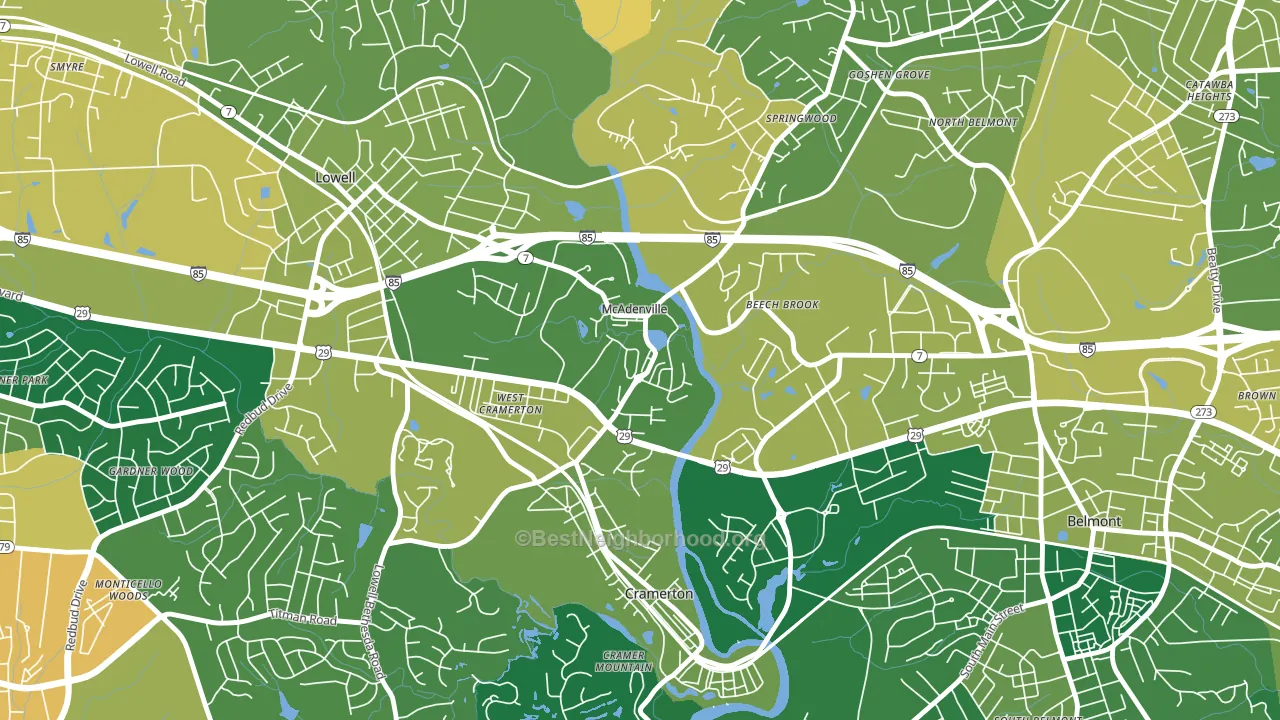 28101, NC block-group voter-turnout map