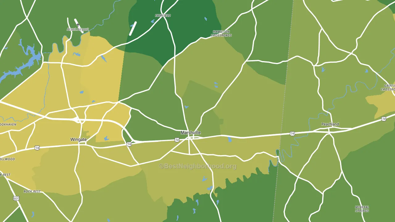 28103, NC block-group voter-turnout map