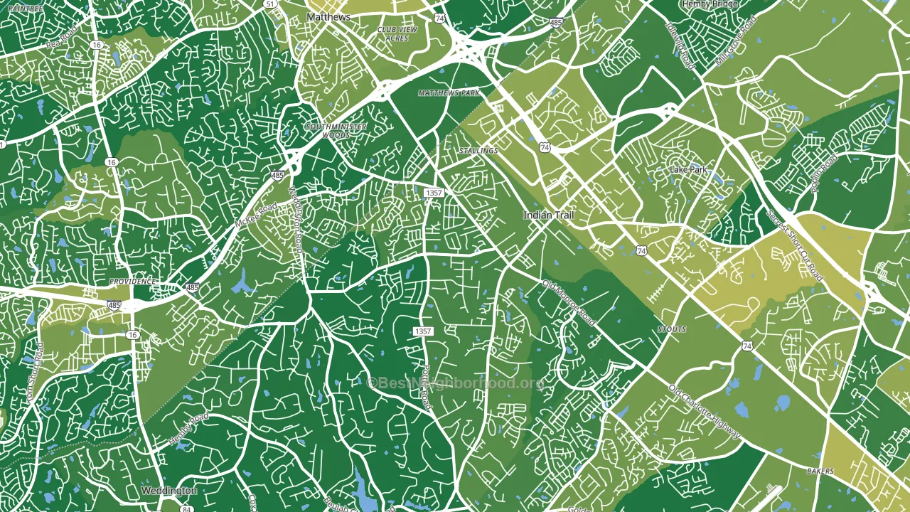 28104, NC block-group voter-turnout map
