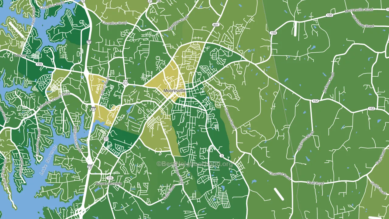 28115, NC block-group voter-turnout map