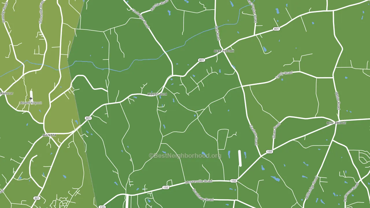 28125, NC block-group voter-turnout map