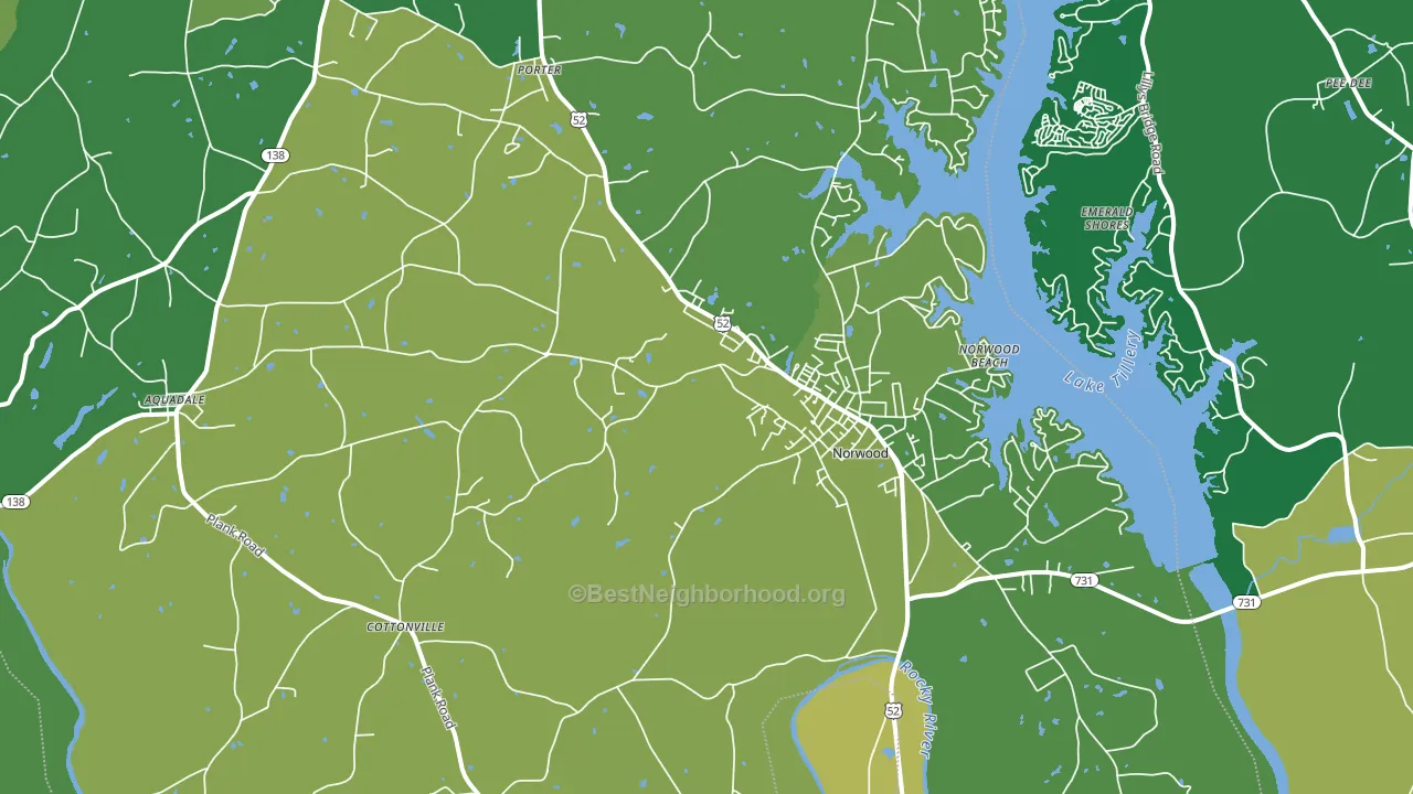 28128, NC block-group voter-turnout map