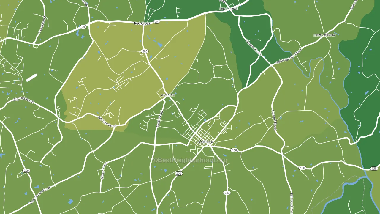 28129, NC block-group voter-turnout map