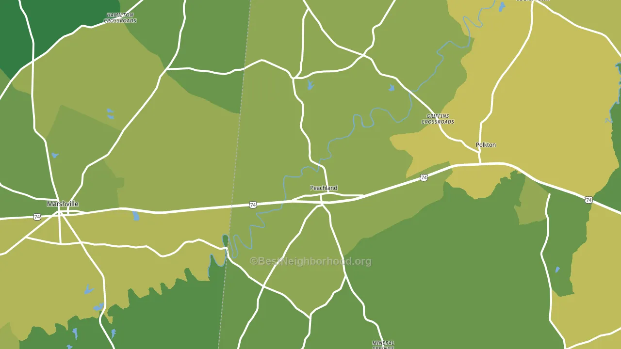 28133, NC block-group voter-turnout map