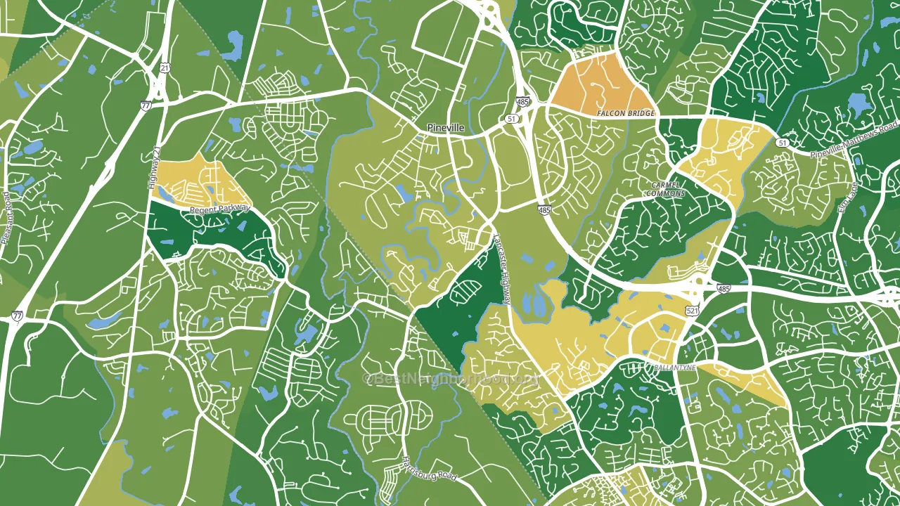 28134, NC block-group voter-turnout map
