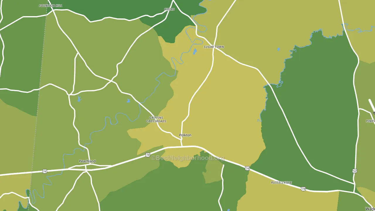 28135, NC block-group voter-turnout map