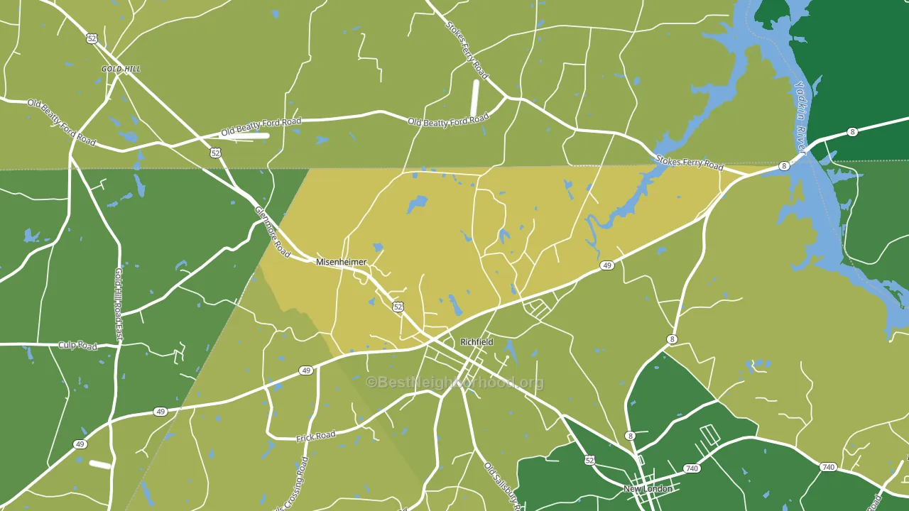 28137, NC block-group voter-turnout map