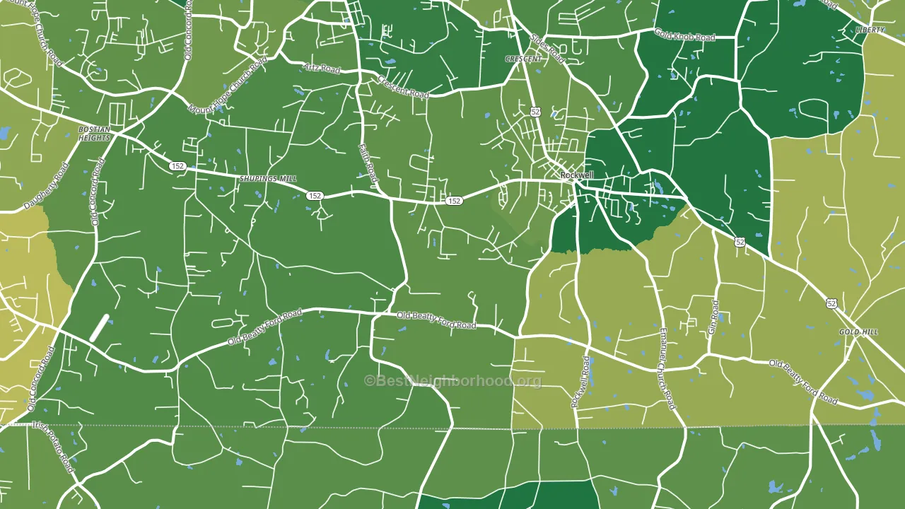 28138, NC block-group voter-turnout map