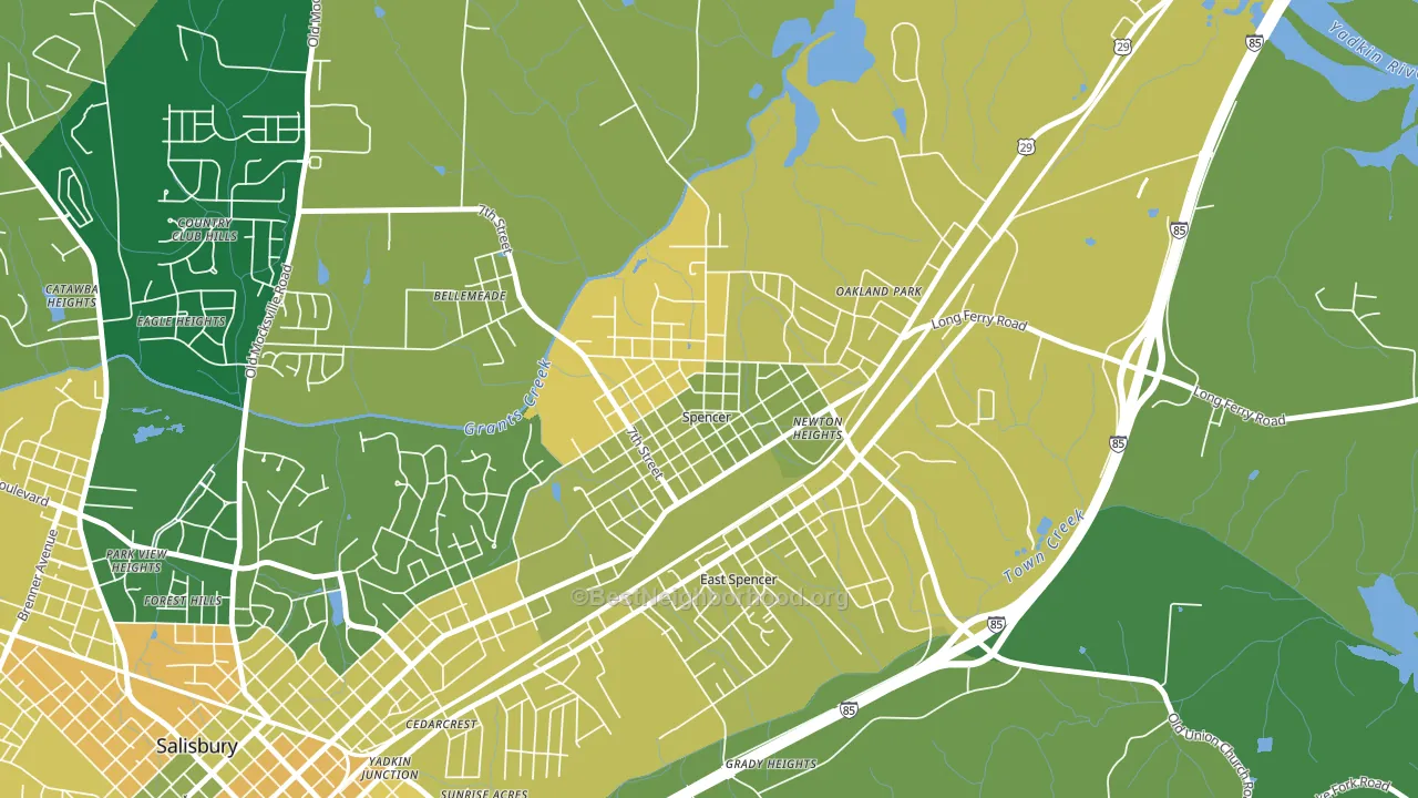 28159, NC block-group voter-turnout map