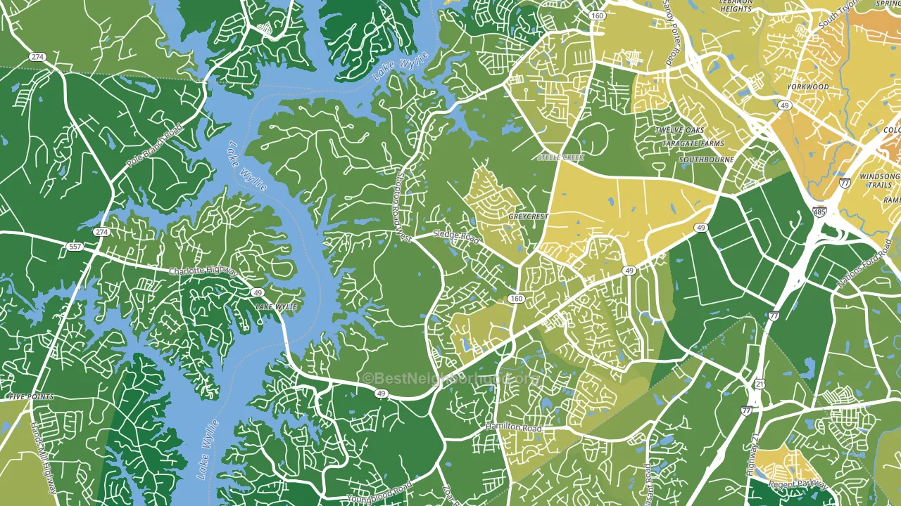 28278, NC block-group voter-turnout map