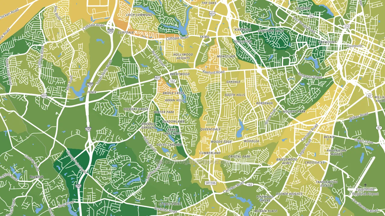 28304, NC block-group voter-turnout map