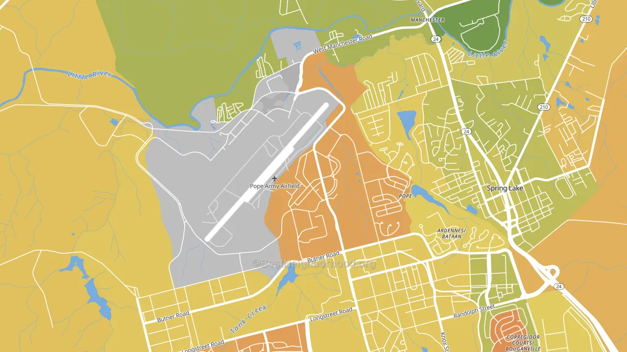 28308, NC block-group voter-turnout map