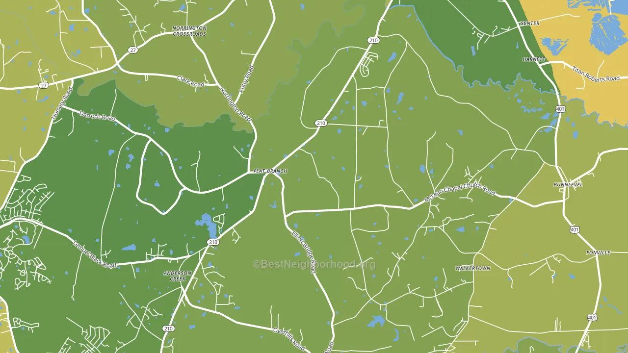 28323, NC block-group voter-turnout map