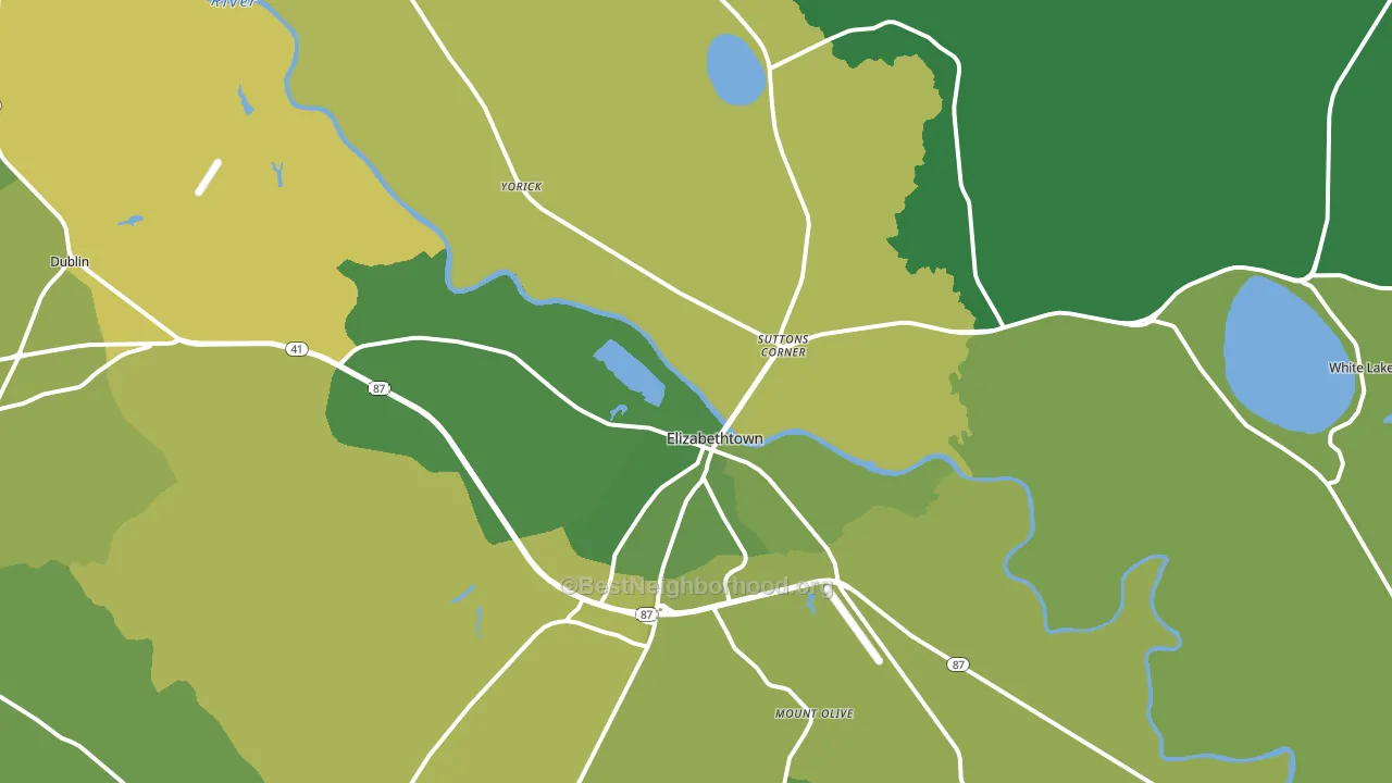 28337, NC block-group voter-turnout map