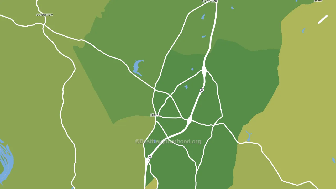 28338, NC block-group voter-turnout map