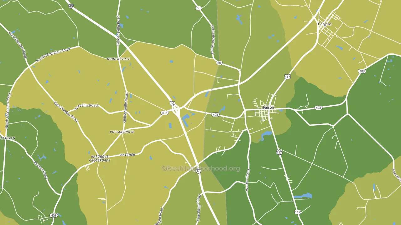 28341, NC block-group voter-turnout map
