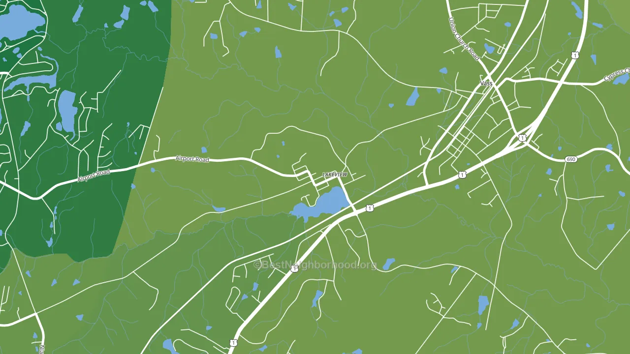 28350, NC block-group voter-turnout map