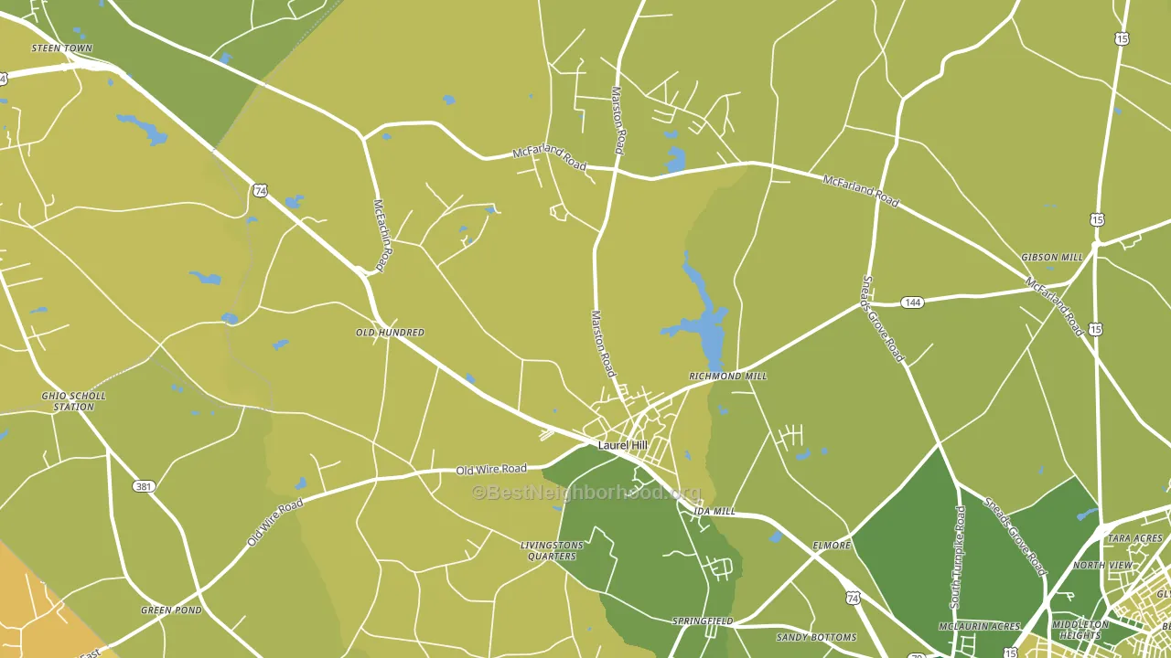 28351, NC block-group voter-turnout map