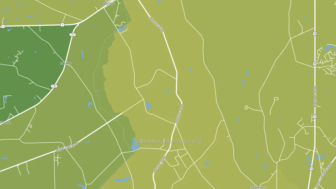 28363, NC block-group voter-turnout map