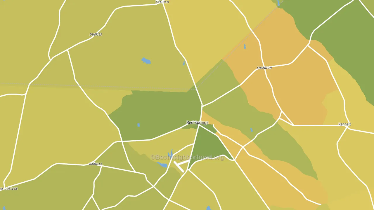 28377, NC block-group voter-turnout map