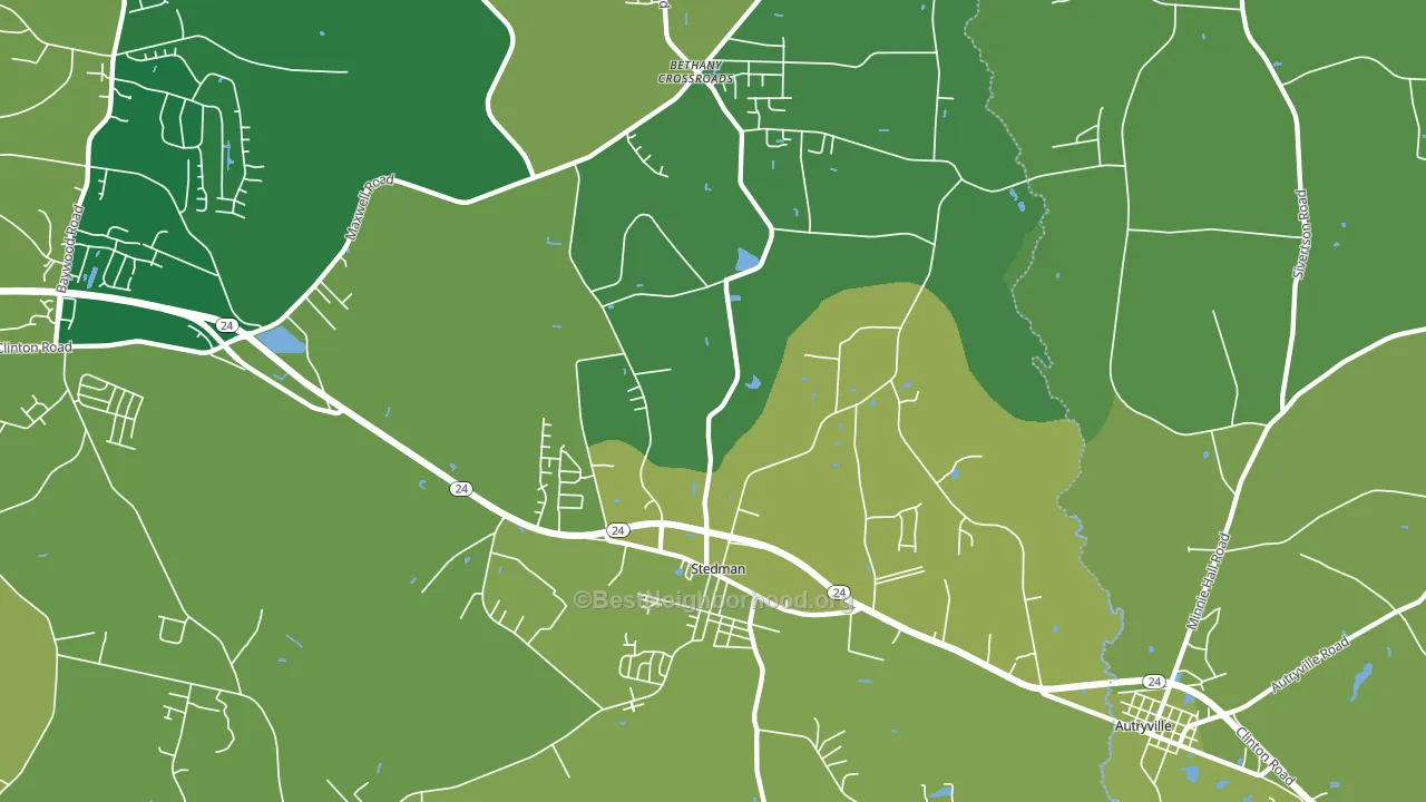 28391, NC block-group voter-turnout map